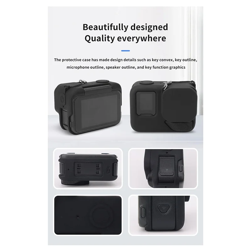 【НОВИНКА】для Insta360 Ace Pro2 силиконовый чехол резиновая защита силиконовый + крышка объектива аксессуары для камеры