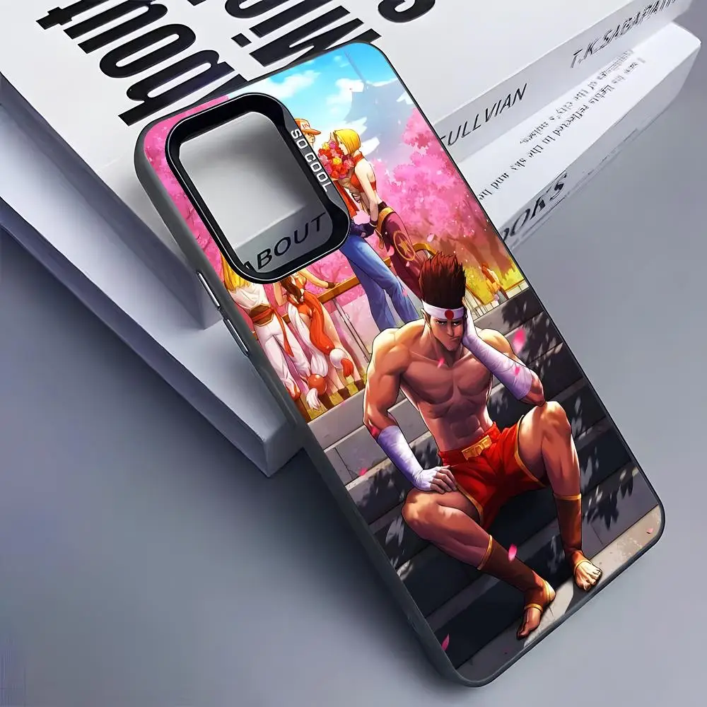 Fatal Fury Game Phone Case for Samsung Galaxy A57 56 55 54 52 37 36 35 34 27 26 25 17 16 5G Colorful Silver Cover