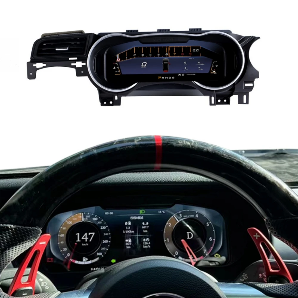 

12.3" Car LCD Instrument For Ford Mustang 2015-2023 Digital Dashboard Panel Instrument Cluster Speedometer Automotive