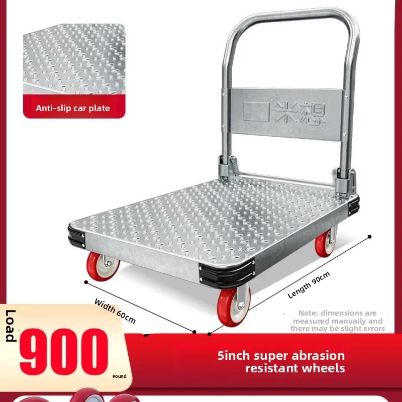 Stable Trailer folding flatbed cart cart plate push truck truck handling cart cart cartsturdy and durablesturdy and durable
