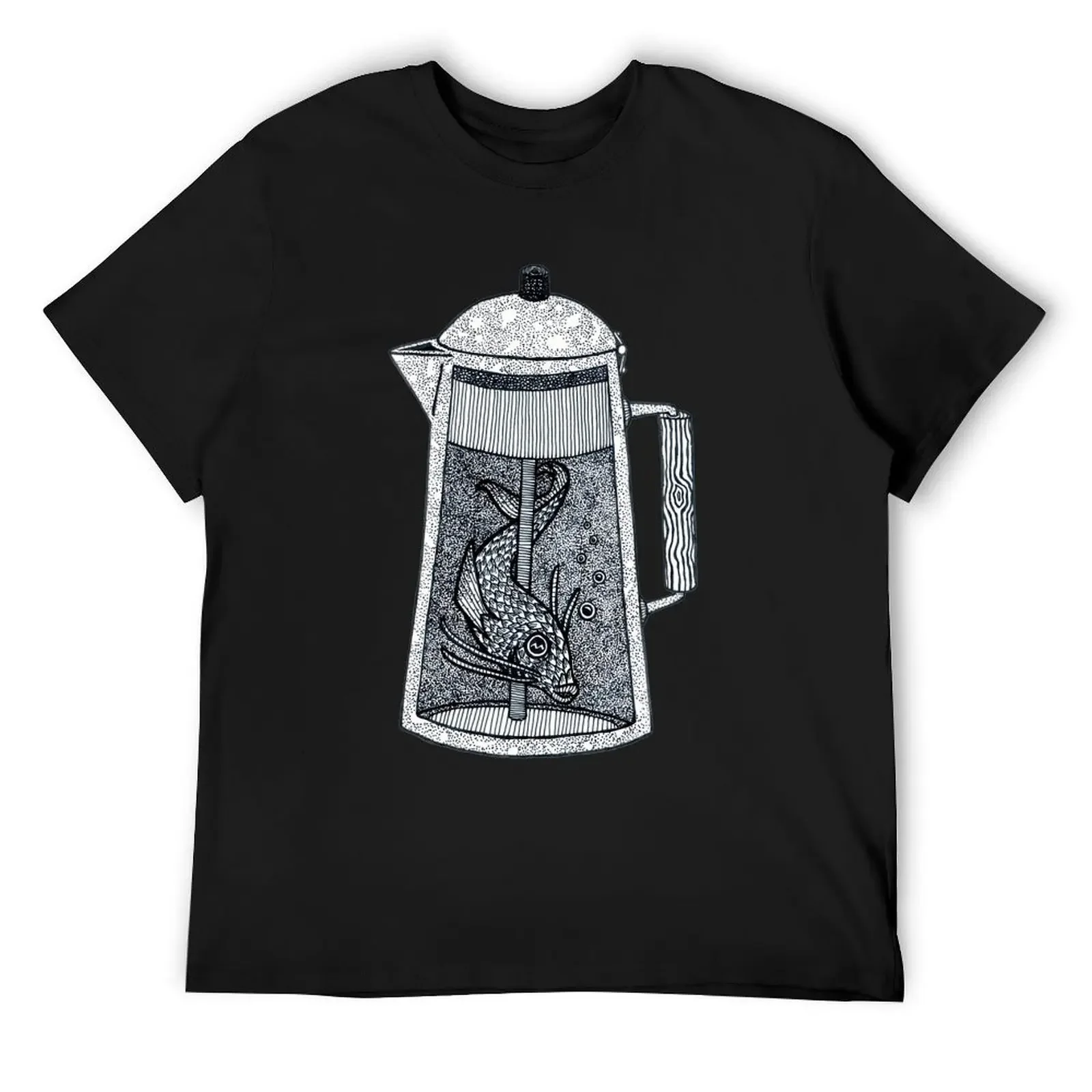 

There was a fish in the percolator T-Shirt customizeds sports fans customs design your own vintage t shirt men