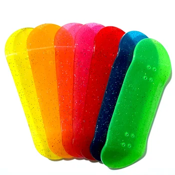 سطح لوح أصابع أكريليك 102*34 مم يتوهج في الظلام للوحة التزلج بالإصبع