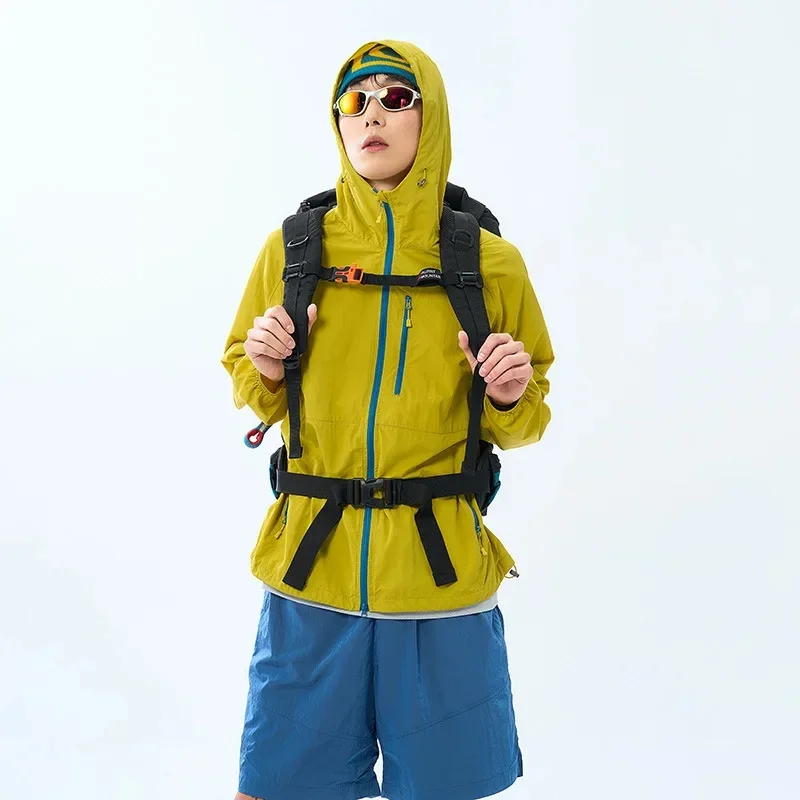 Outdoor Mountain Sports Sun Protection Jacket with UPF50+.Cooling & Breathable Fabric for Summer Unisex Sports, Casual, Everyday