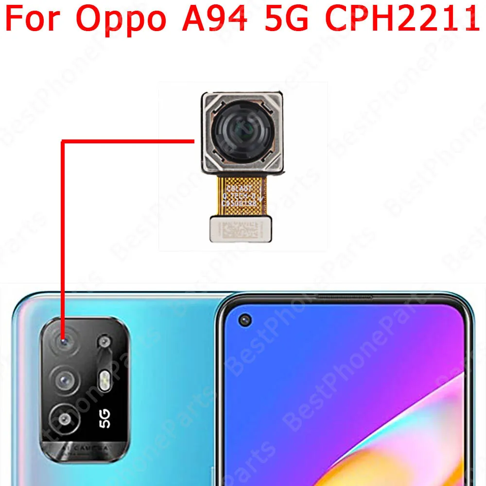 Selfie Front Facing Rear Camera For OPPO A91 A93 4G A94 5G A96 Back View Camera Module Replacement Repair Spare Parts