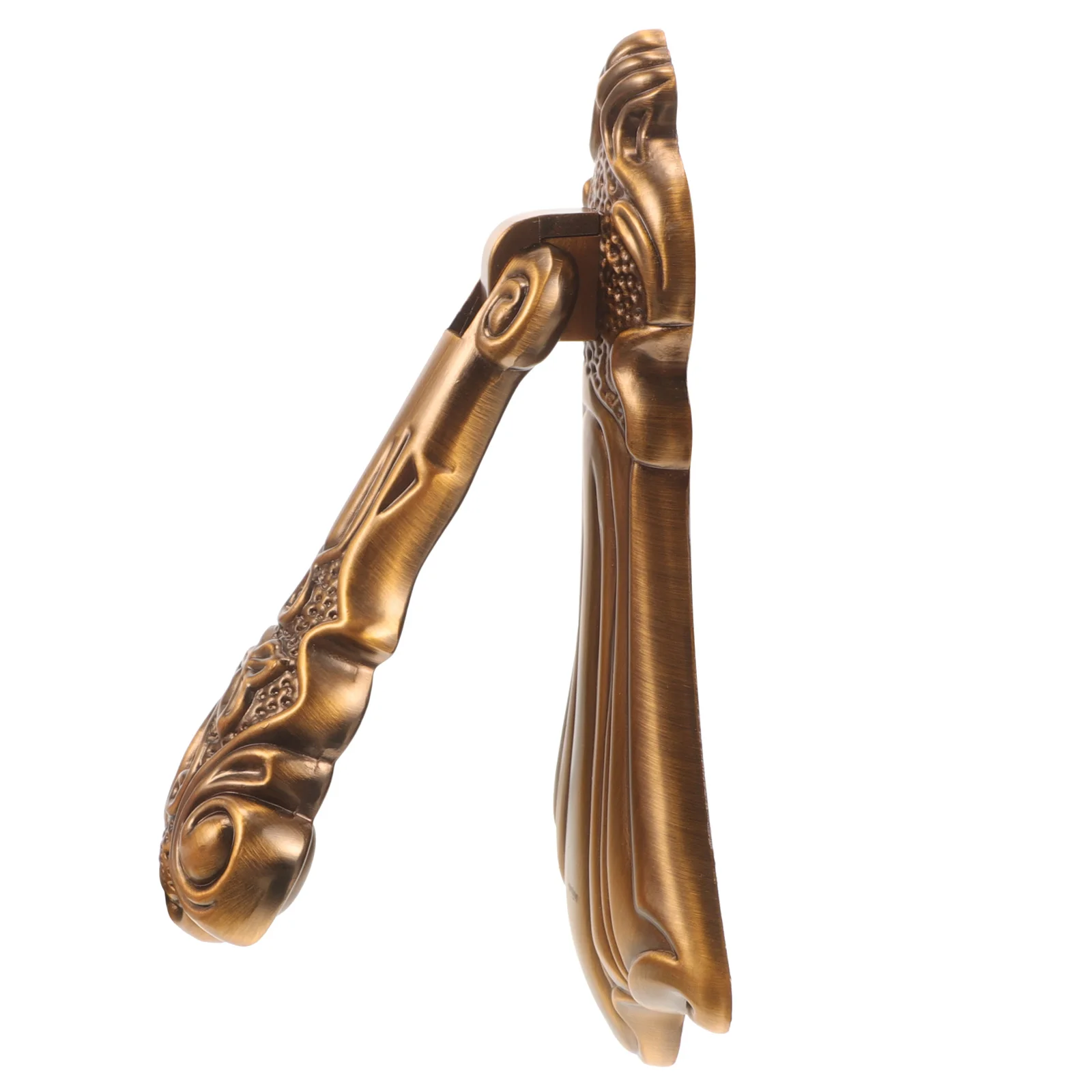 

Retro Door Knocker Zinc Alloy Heavy Duty Smooth Surface R om Color Vintage Metal Decor for Home Gate Front Entrance