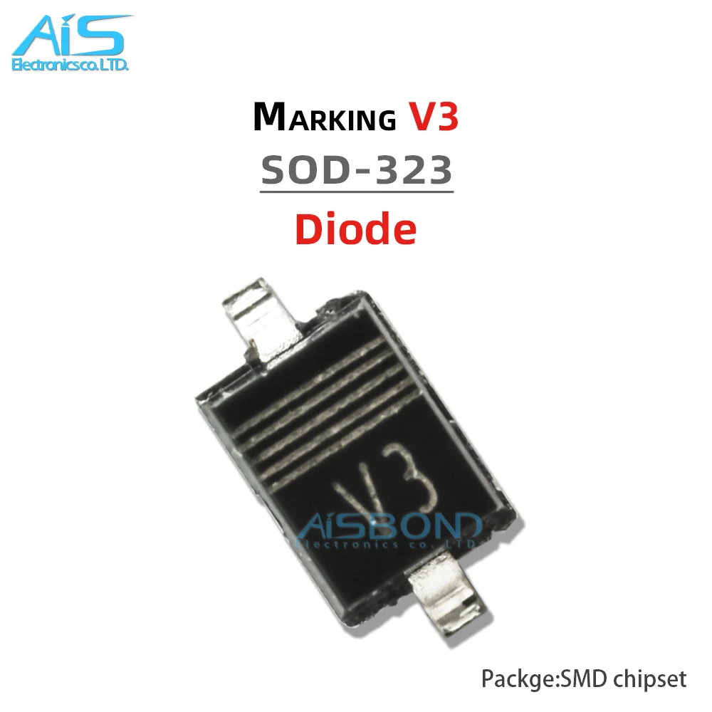 50pcs/lot Top marking V3 or JH diode For iPad Pro 2 3 4 mini backlight IC SOD323