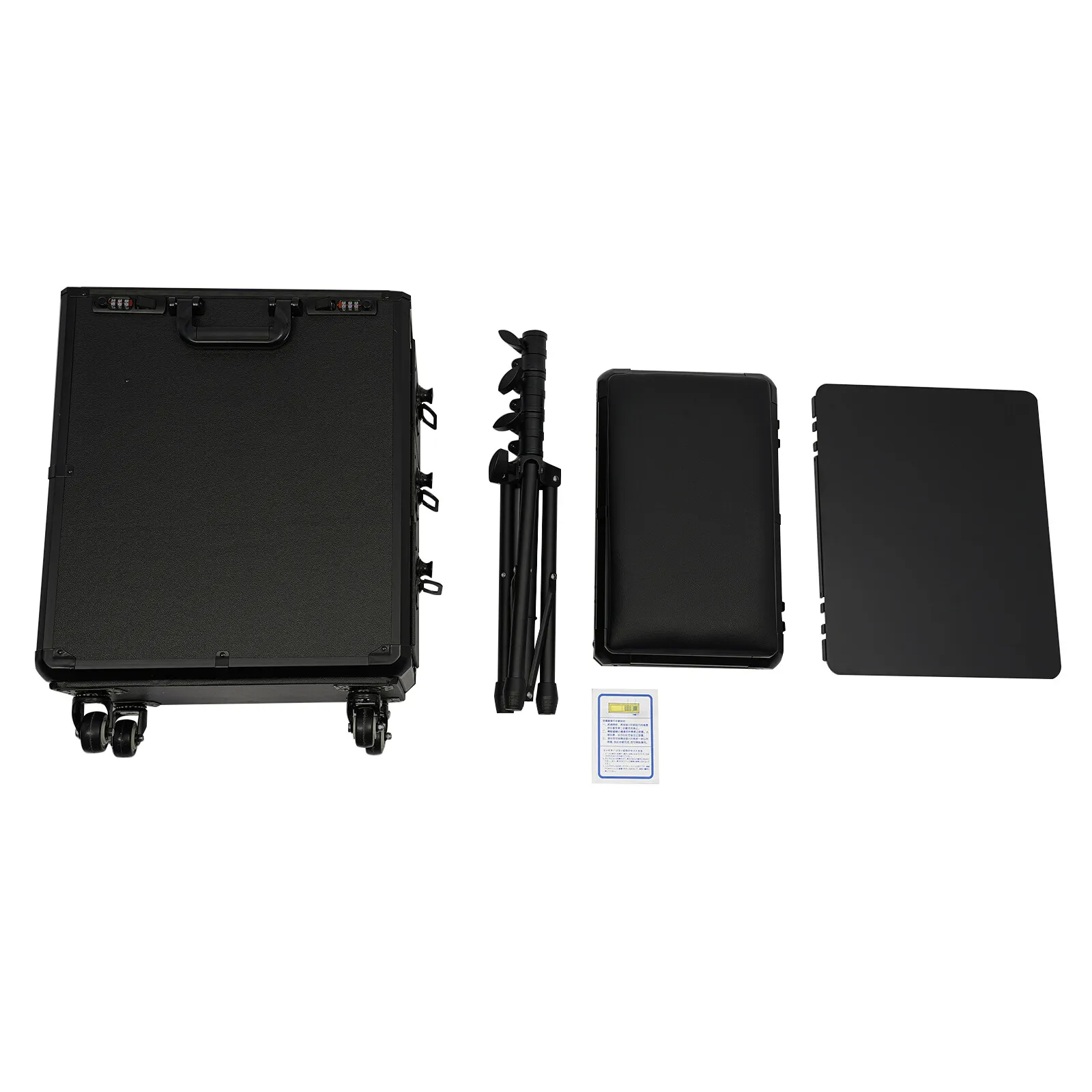Rolling Makeup Case with Combination Lock Makeup Case 20kg Load with 4 Universal Wheels view 8