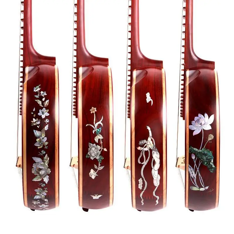 Chinese Traditional 4 Strings Lute Musical Instrument Zhongruan Stage Performance Professional Musical Instruments