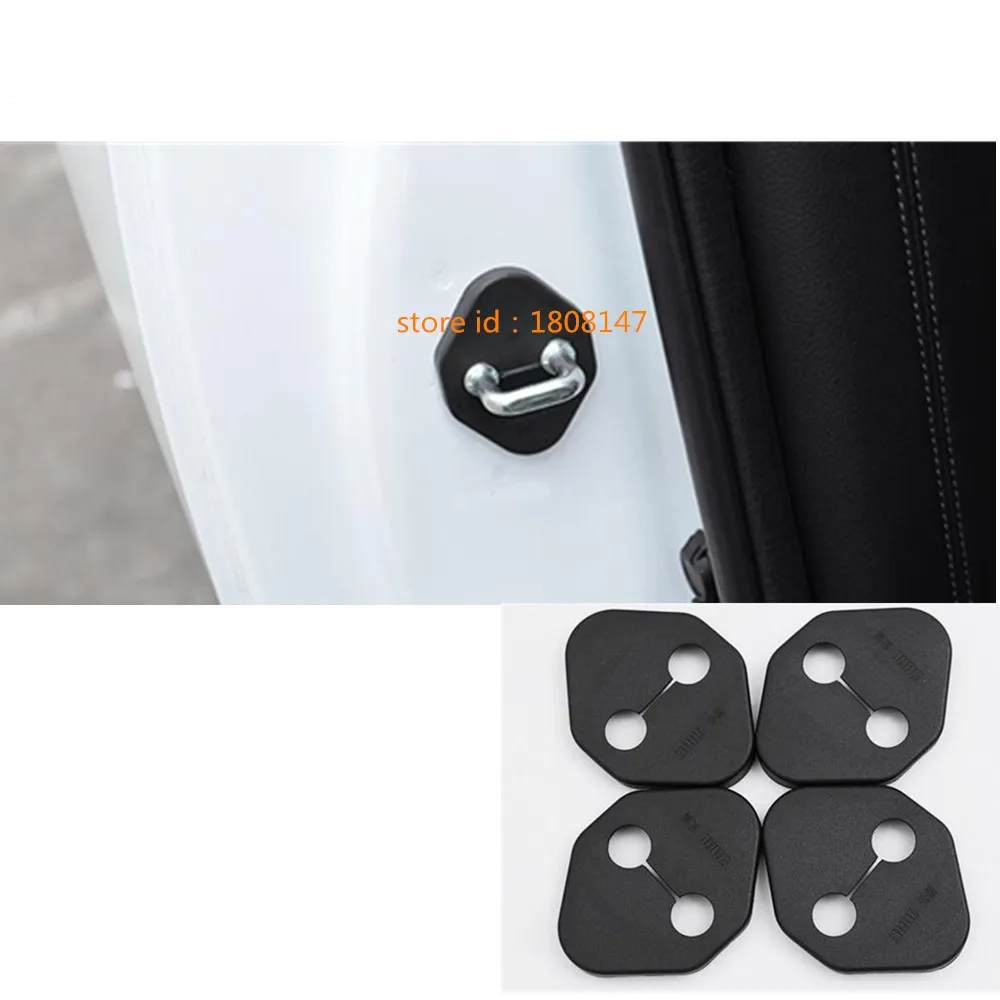 

Car Latch Stop Anti Rust Water Proof Door Lock Keys Key Plastic Buckle Cover For Honda HR-V HRV Vezel 2014 2015 2016 2017 2018
