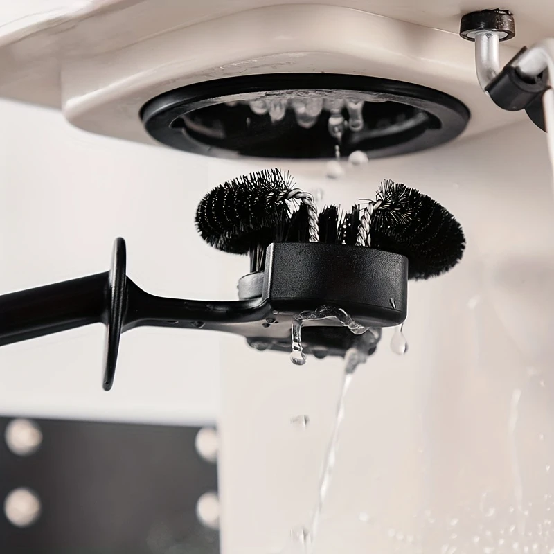 فرشاة تنظيف ماكينة القهوة قابلة للفصل - أداة ماكينة صنع الاسبريسو والنايلون لسهولة التنظيف - تناسب 51/58 مم (2.01 بوصة/2.28 بوصة)