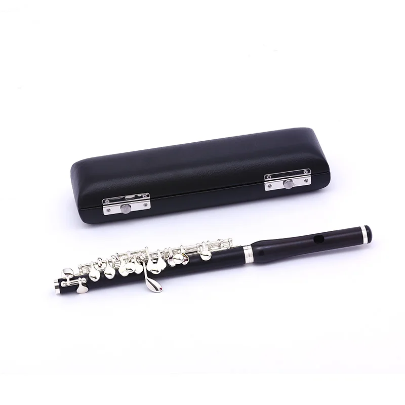 Manufacture OEM Production Silver Plated Key Wood Body Cheap Price C Tone Piccolo