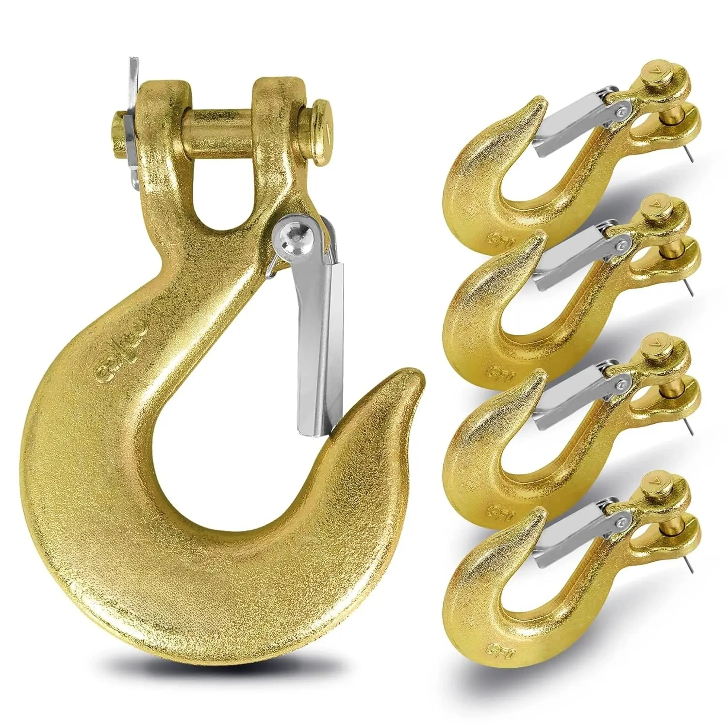 Trailer Transport and Lift Grab HookHeavy-Duty Forged Alloy Steel Clevis Slip Hook G70 for