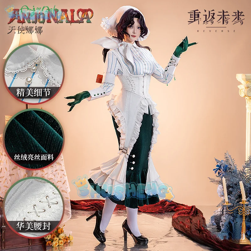 Shusheng Anime Reverse:1999 Anjo Nala Cosplay Costume Anime Ms. Kimberly Nala Hari Maid Dress Female Halloween Costumes