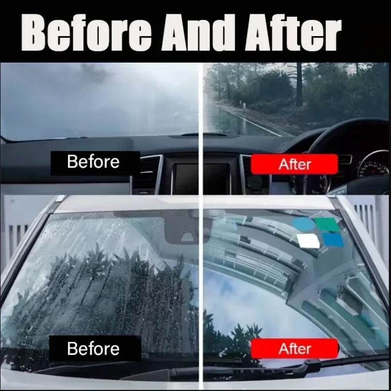 

QP12 Автомобильное стекло Противодождевой распылитель воды Гидрофобный водонепроницаемый агент для удаления масла может использоваться для автоматического зеркала заднего вида с передним ветром