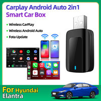 For Hyundai Elantra 2 In 1 Mini Wireless CarPlay Android Auto Adapter WiFi Fast Connect Plug and Play For iphone Android Phone