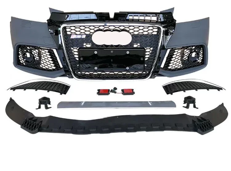 Front Bumper With honeycomb grill RS3 High quality Car accessories Auto BodyKit PP ABS for  A3 S3 8P 2009-2013