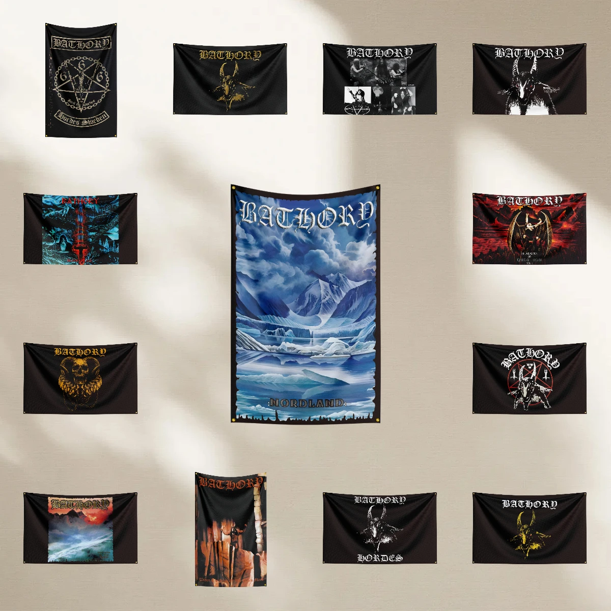 Music BandMusic Band Flag for B-Ba-th-or-y Fans Banner campaign gathering double stitched home ornament Decor Tapestry