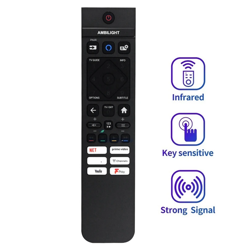 Ganti Remote Control 398GM10BEPHNU000CR untuk Remote Control Philips TV 398GM10BEPHNU000CR Tanpa Suara