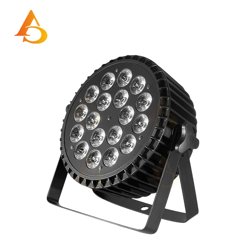 Stage Par Lights 18X18W RGBWA UV 6in1 Wash/Strobe Effect Aluminum Alloy Shell Par Lights for Concerts  Party Christmas image 3