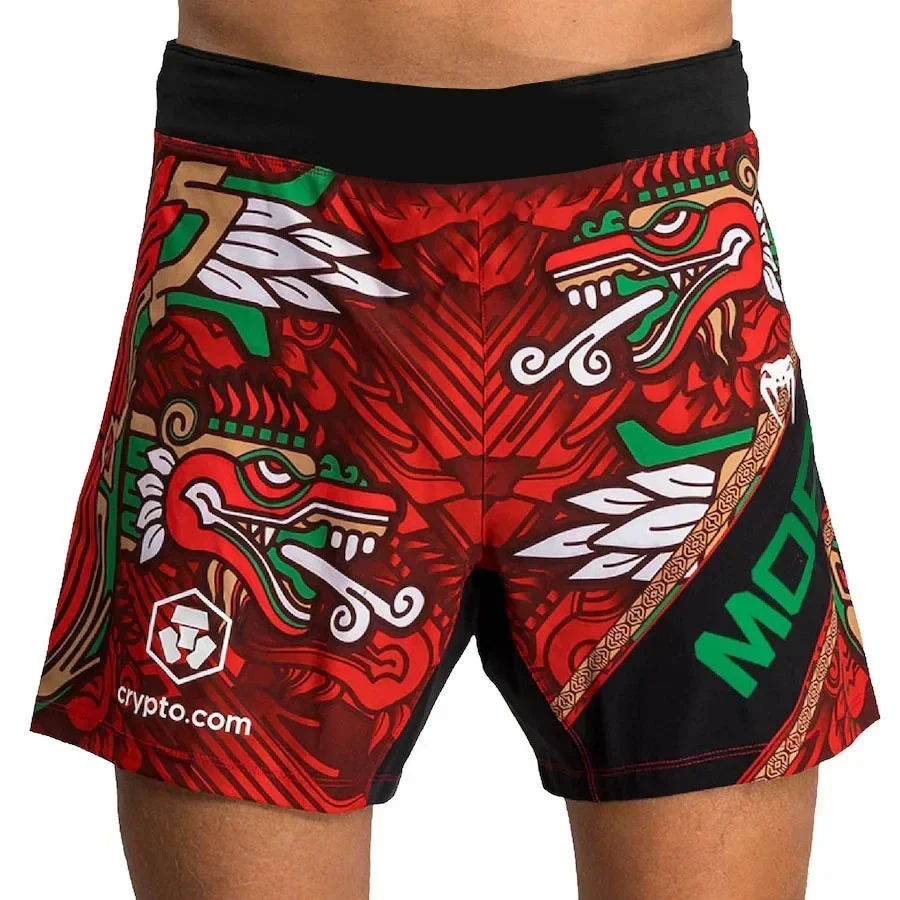 

2025 New Men's Quick-drying Shorts U F C Fitness Breathable Sports Comfortable Sweat-absorbing Shorts Fighting Boxing Shorts