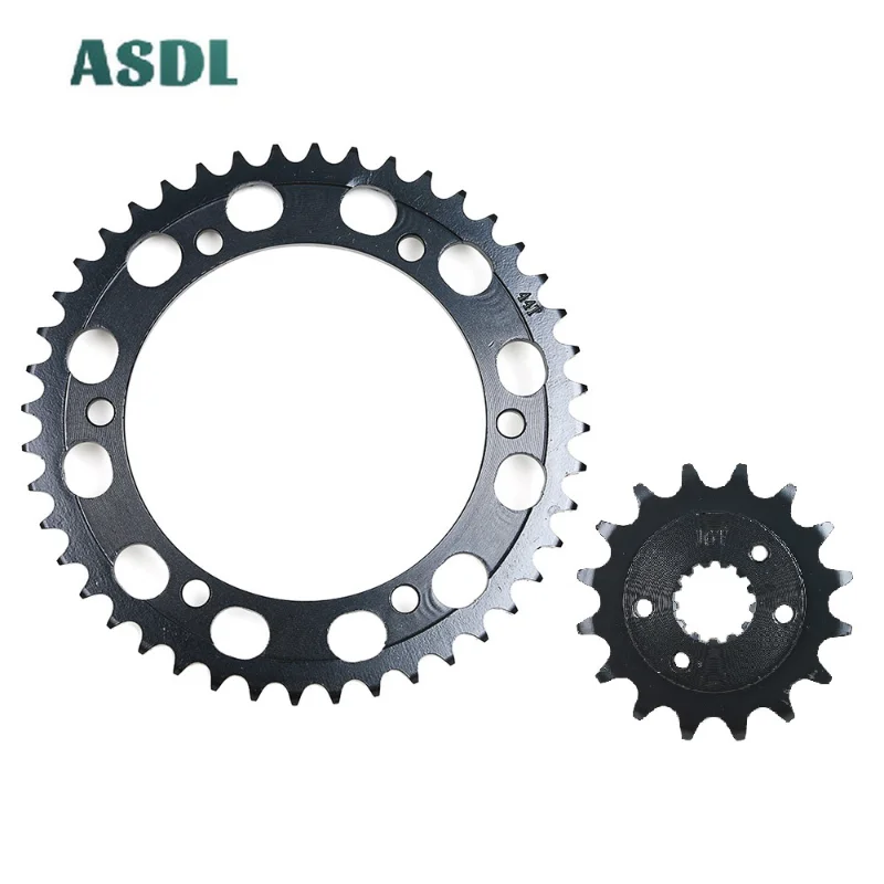 

525 16T Front 44T Rear Sprocket Gear for Honda NT400J NT400K NT650K NT650 K Hawk GT NT 400 650 NT400 J BROS 400 Staring Wheel