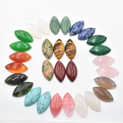 Fashion Natural stone horse eye shape cab cabochons beads for Jewelry making 15x30mm free shipping Wholesale 20pcs/Lot