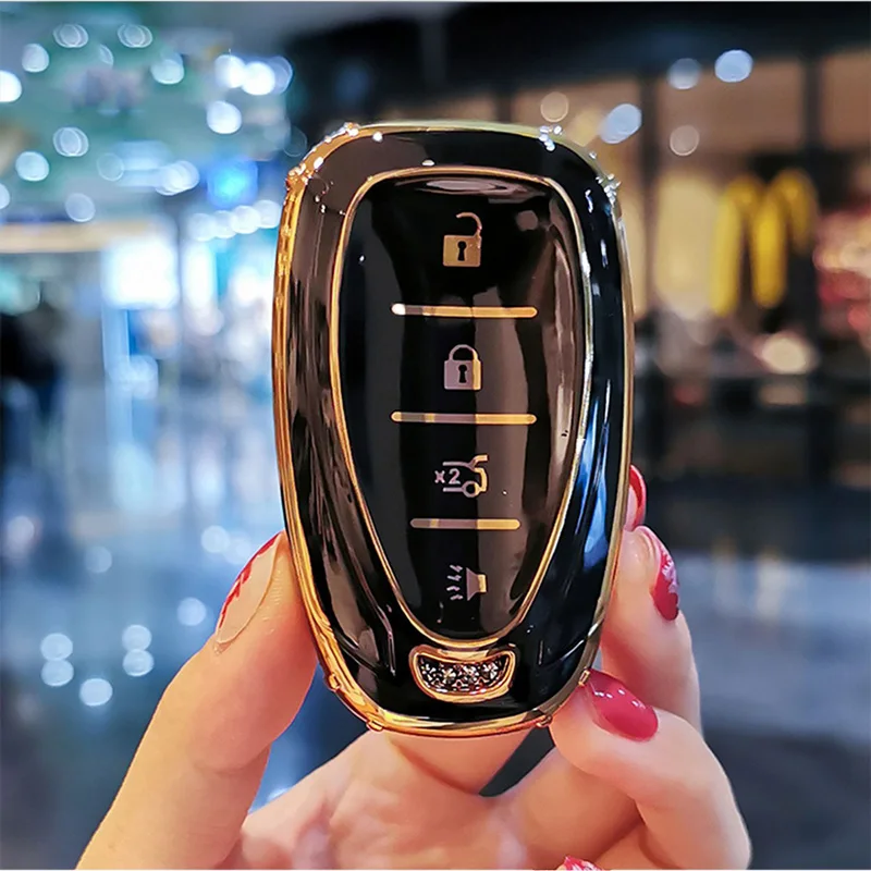 TPU Remote Car Key Case Cover for Chevrolet Onix Equino Orlando Cruze Spark Sonic Camaro Volt Bolt Trax Malibu Blazer Traverse