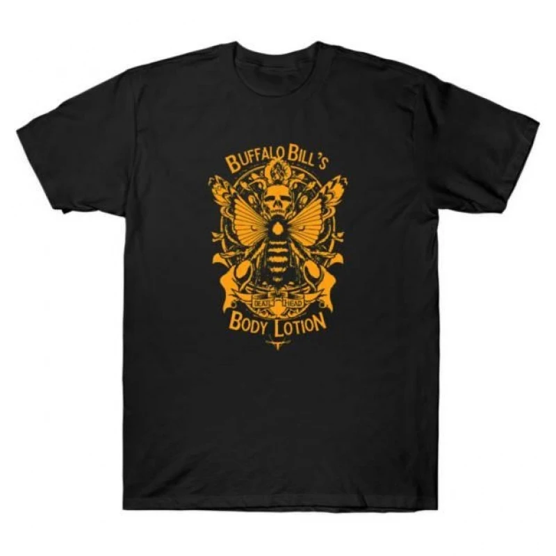 Buffalo Bill's Body Lotion Silence of the lambs Horror movie Hannibal Gift t shirt Dr Lecter Scary Graphic Clothes All size Tee