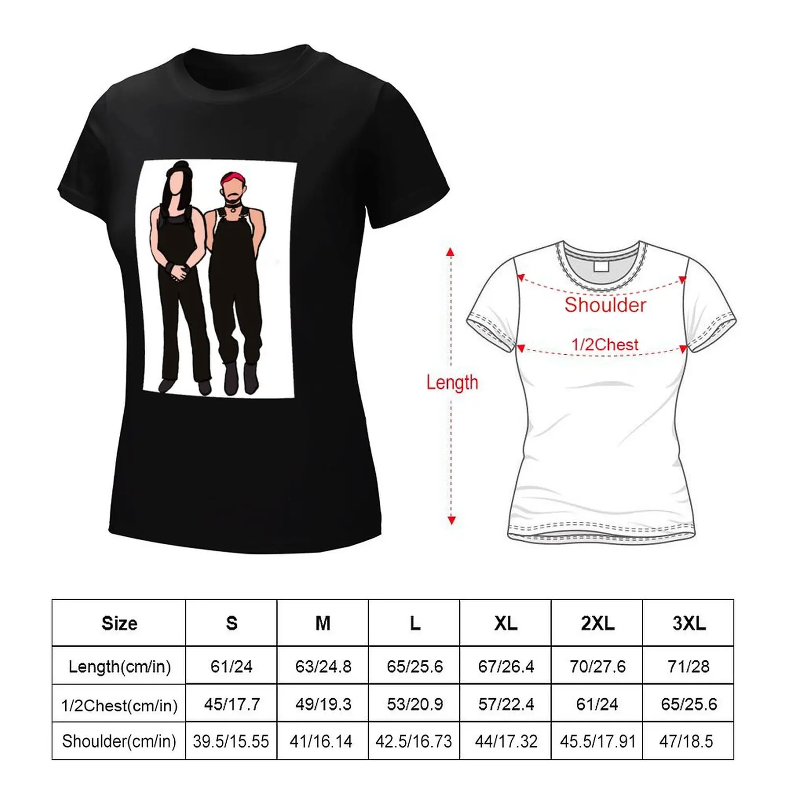 Stewart and Roald - Letterkeny T-Shirt vintage clothes tops plus size tops aesthetic clothes t shirts for Women loose fit