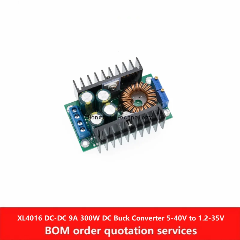 XL4016 DC-DC 9A 300W DC محول فرق الجهد 5-40V إلى 1.2-35V وحدة الطاقة القابلة للتعديل