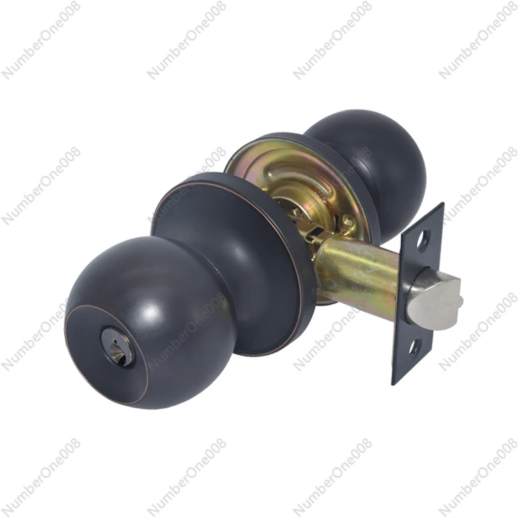 

Easy-to-install interior entrance brass lock cylinder door screw lock wooden door