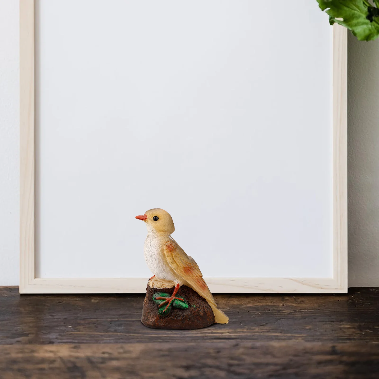 

Robin Lamp Crafts Ornament Glowing Solar Statue Decoration Resin Lawn Bird Sculpture Solar Bird Light Yard Statue Garden