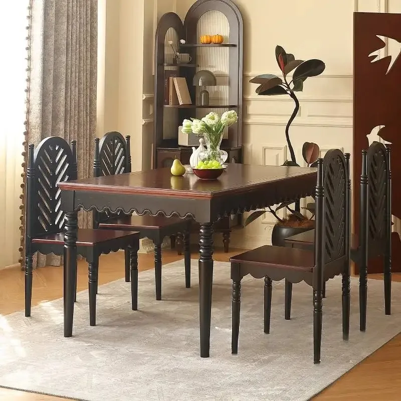 European Square Dining Tables Design Italian Party Luxury Salon Dining Tables Living Room Kitchen Juegos De Comedor Home Decor