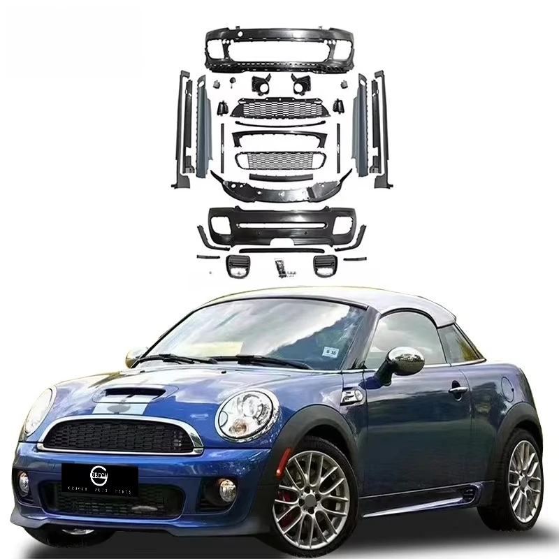 

2025 New Bodykit for Mini R55 R56 R57 R58 R59 Upgrade JCW Front Car Bumper Side Skirt Rear Car Bumper