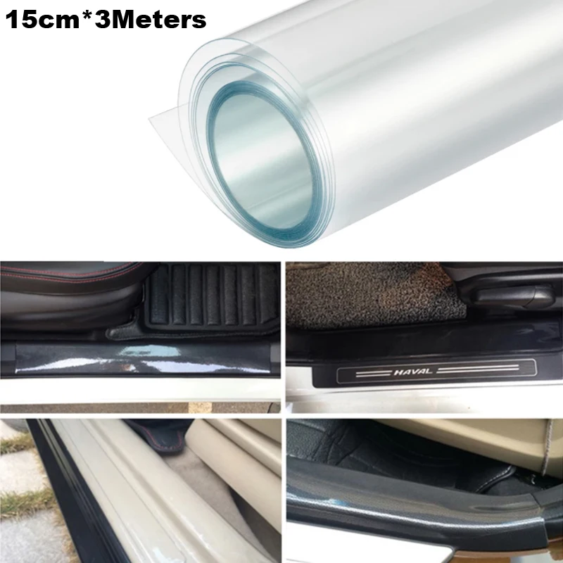 15CMx3Meter Thickness:0.2mm Rhino Skin Car Bumper Hood Paint Protection Film Vinyl Clear Transparence Film Car Accessories