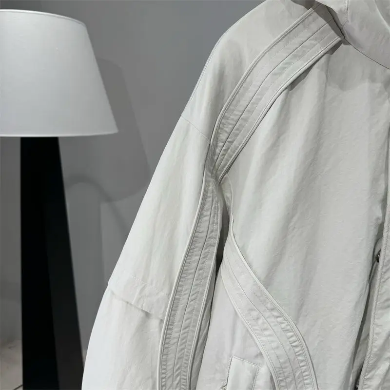 2026 Winter Thickened Hooded Jackets Men's Solid Color Down Cotton Coats Male Trend Loose Casual Cotton-padded Parkas C963