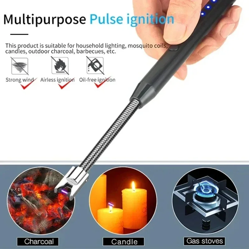 Electronic Igniter for Aromatherapy Candle, Kitchen Igniter, Natural Gas Pulse, Charging, JLL897