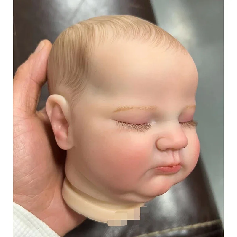 19inch Already Painted Reborn Doll Parts Pascale Cute Sleeping Baby 3D Painting with Visible Veins Cloth Body Included