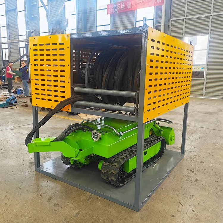 Fully automatic underwater sludge cleaning machine chassis sedimentation tank dredging sewage dredging robot