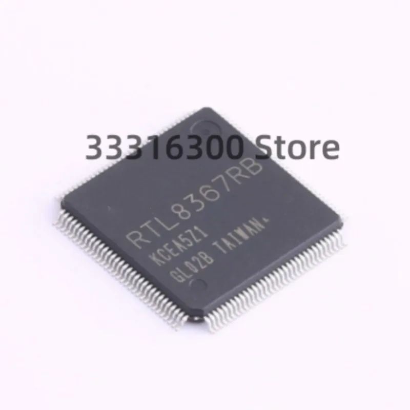 5PCS New RTL8367RB  QFP128 Gigabit Ethernet card chip IC