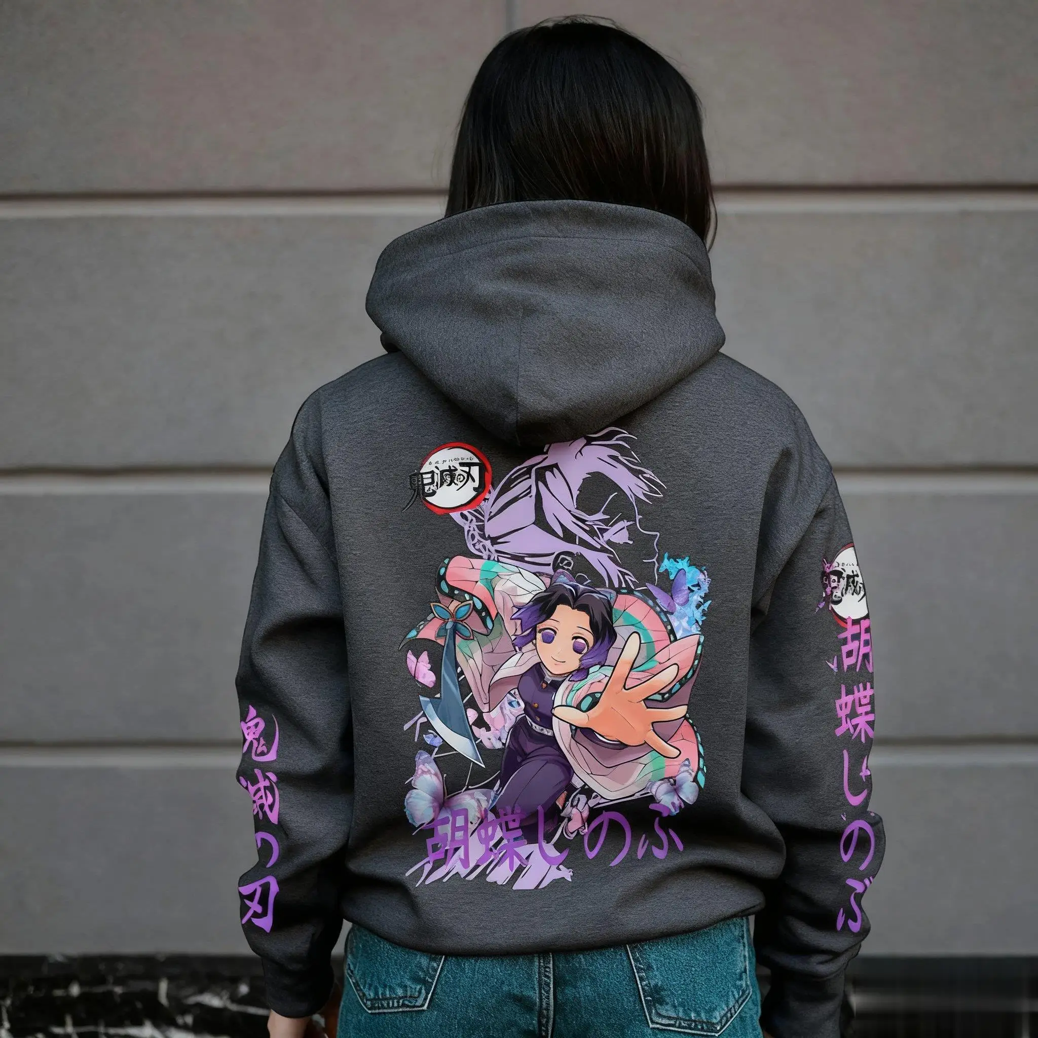 Unisex Demon Slayer Kimetsu No Yaiba Anime Hoodie Sweatshirt Women