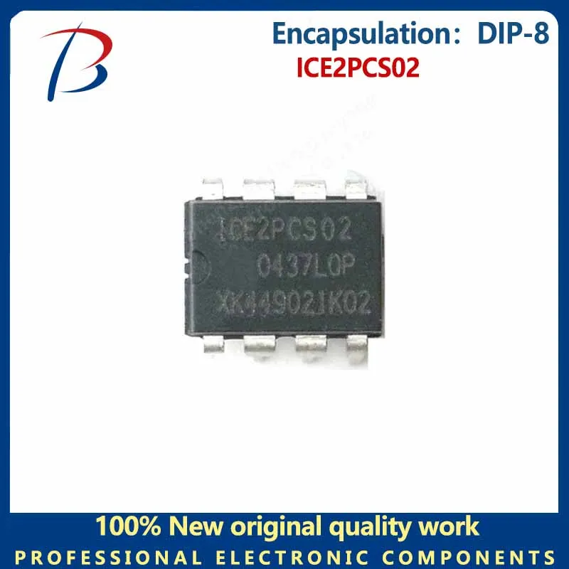10 pezzi ICE2PCS02 pacchetto DIP-8 chip di gestione dell'alimentazione in linea