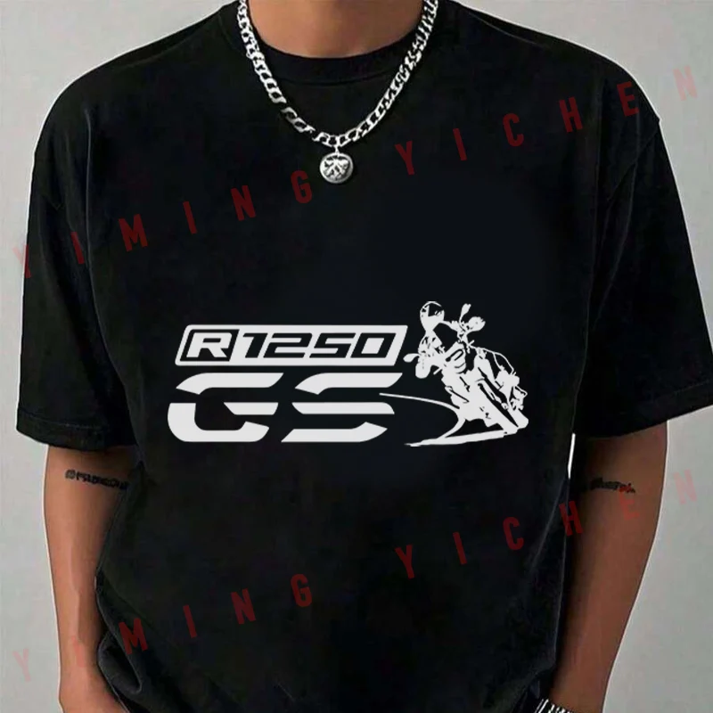 

R 1250 Gs Motorrad Fans Motorcycle Motorbike T-shirt Casual Mens Summer Fashion Sportswear Top Tee