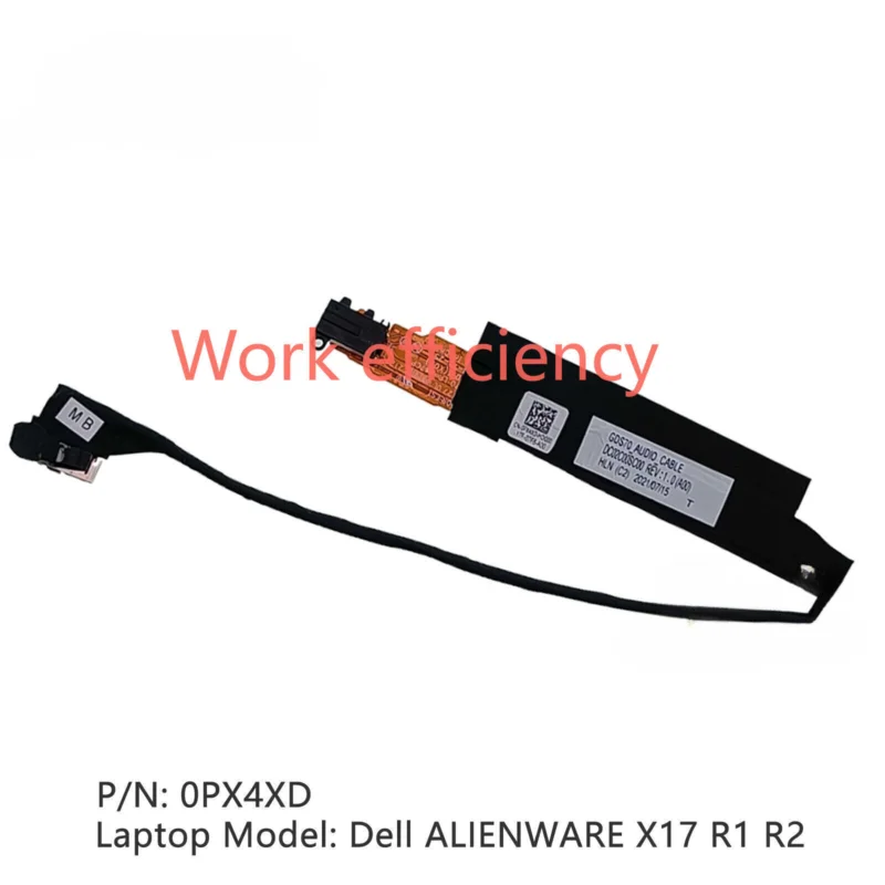 

New 0PX4XD For Dell ALIENWARE x17 R1 R2 Headphone Jack Audio Connector Cable