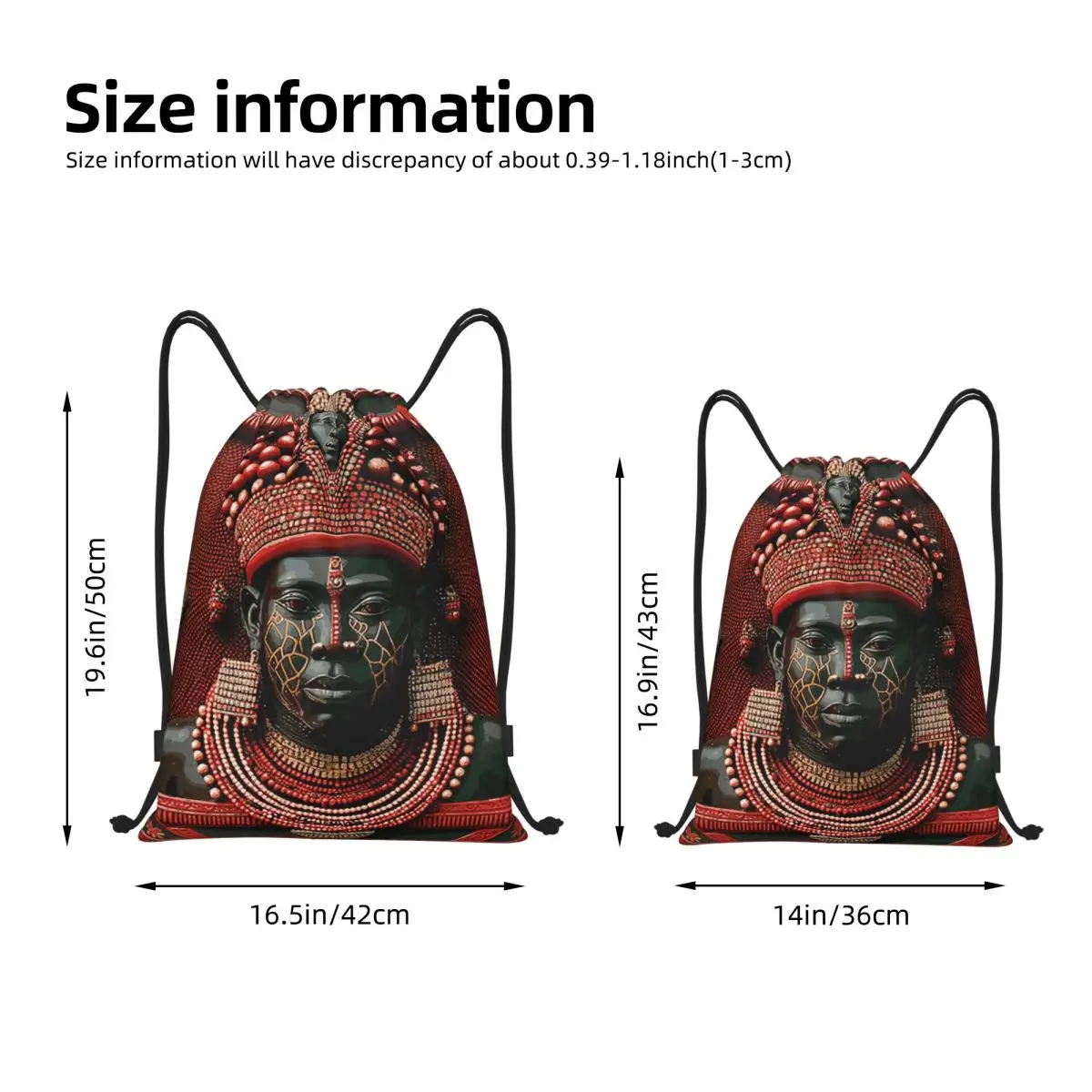 حقائب ظهر Eshu Of The Crossroads Eleggua حقائب ظهر عصرية محمولة برباط حقيبة رياضية حقائب كتب للطلاب والرجال والنساء