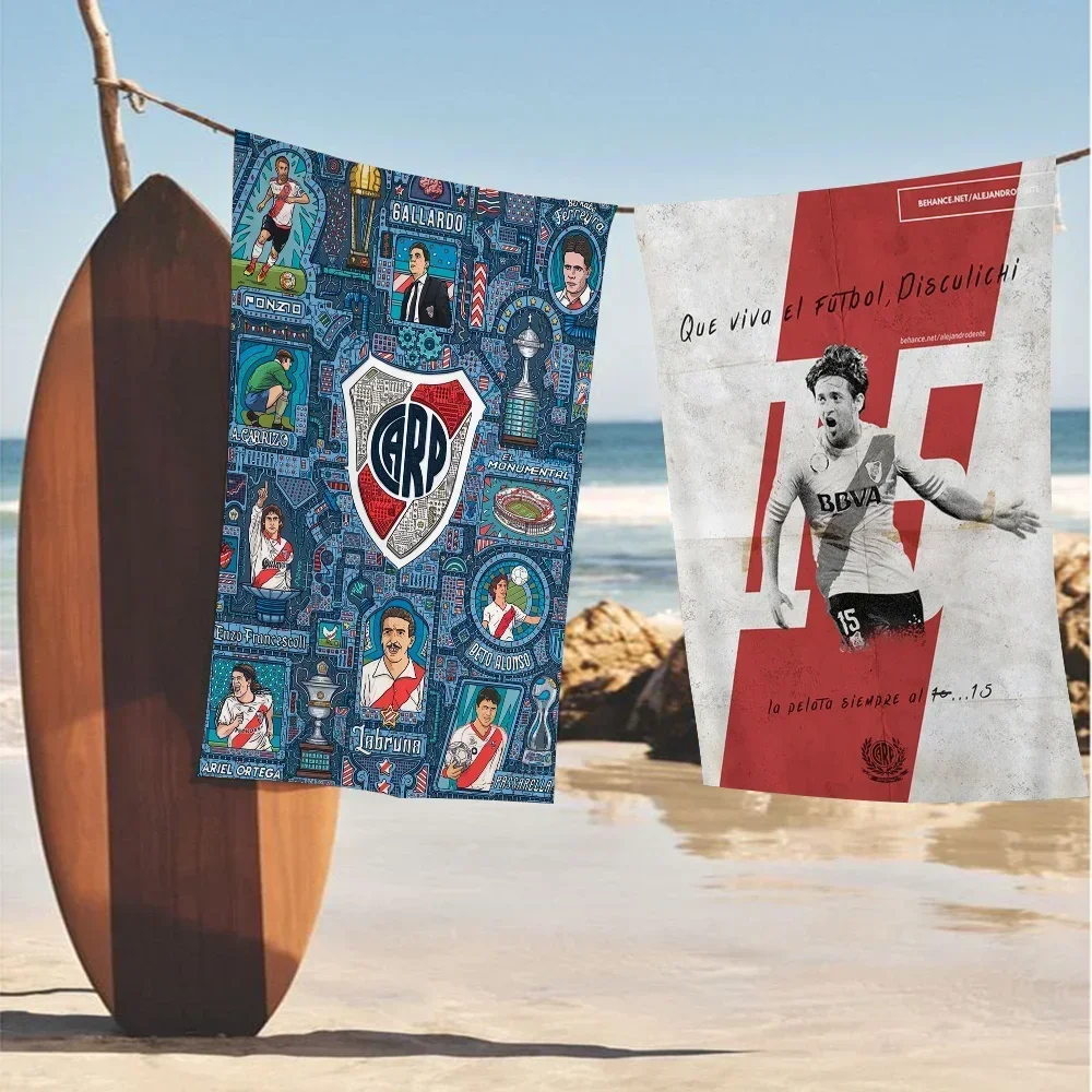 Football Team  R-River Plate Microfiber Beach Towel Absorbent Quick dry Soft Yoga Swimming Resort Mountain Climbing Towel