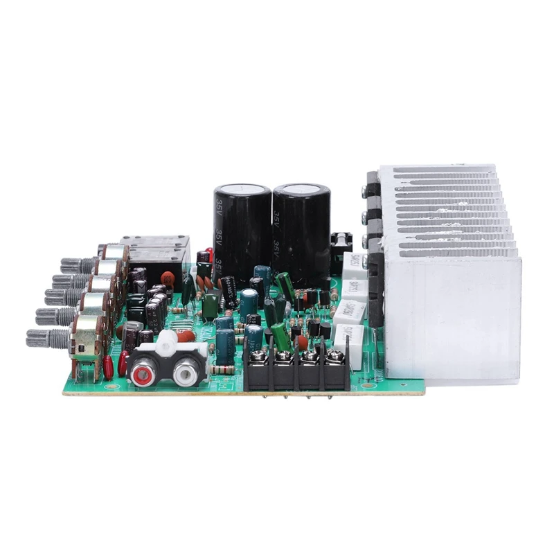 

2X Audio Amplifier Board Hifi Digital Reverb Power Amplifier 250W X 2 2.0 Audio Preamp Rear Amplification