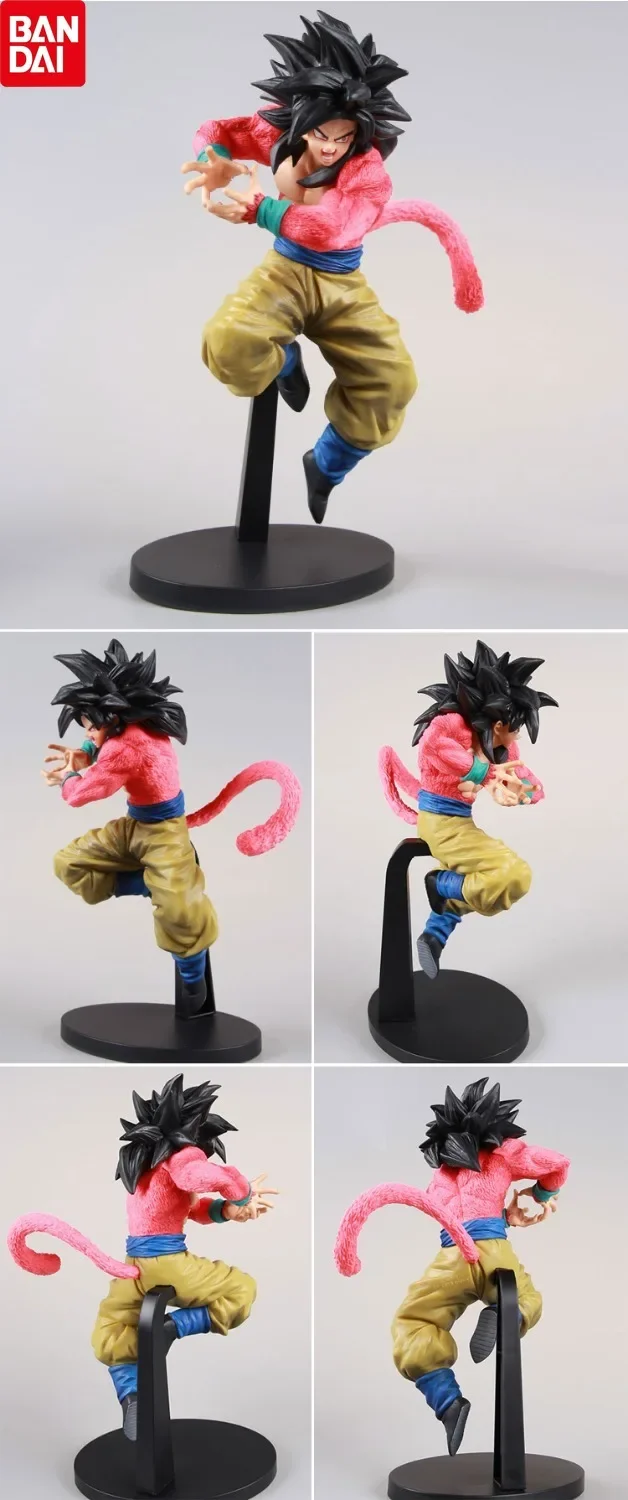 Genuine Japan BANDAI Anime DRAGON BALL Banpresto Collection Figure - Super Saiyan 4 Son Gokou  Action Figure Model Toy Gifts