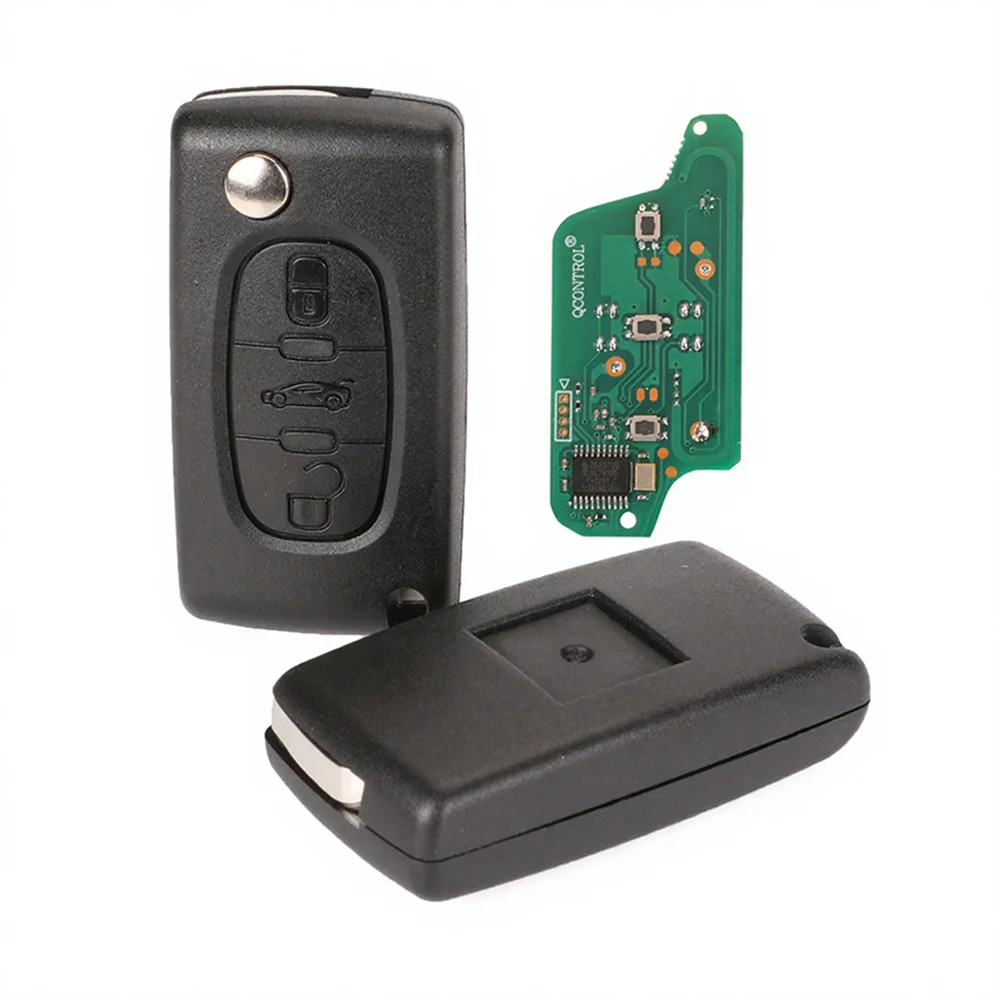 

Car Key Fob 3 Button with Centre Button 433MHz ID46 for Peugeot Citroën Models