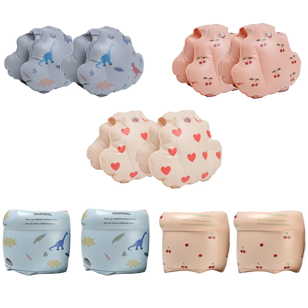 

PVC Inflatable Buoyancy Rings Float Children Safety Swimming Ring Safe Elastic Wear-Resistant for Water Learning Sports
